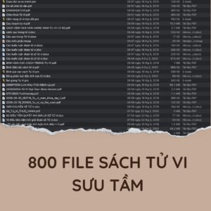 Chia sẻ sách học tử vi chọn lọc