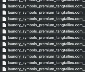 laundry symbol vector tangtailieu.com 1