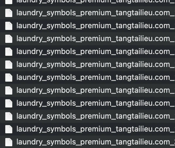 laundry symbol vector tangtailieu.com 1