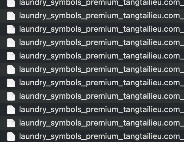 laundry symbol vector tangtailieu.com 2