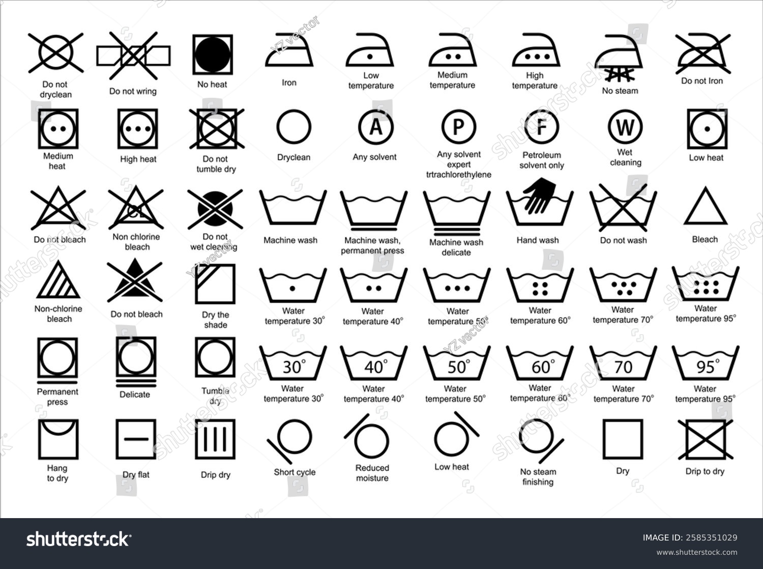 laundry symbol vector tangtailieu.com 9